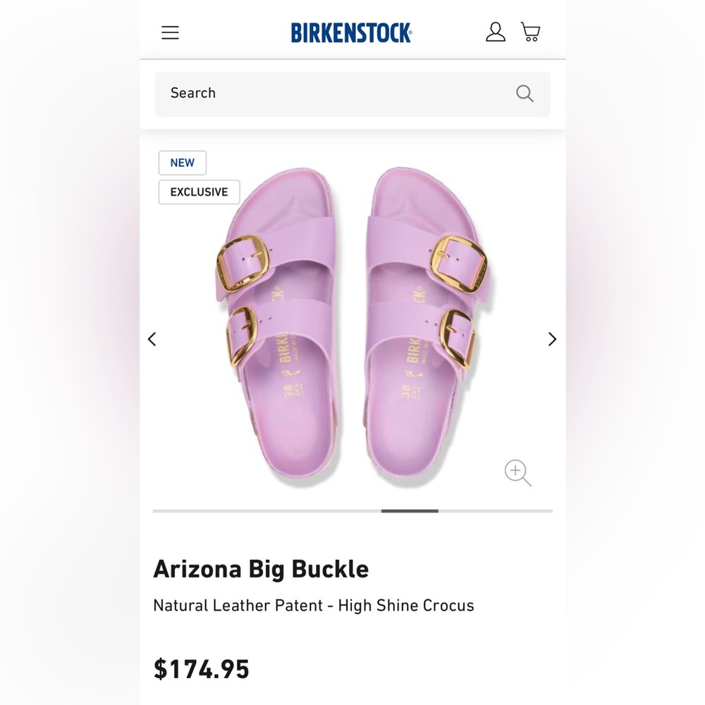 Birkenstock Big Buckle Patent Leather Arizona - Picture 5 of 5